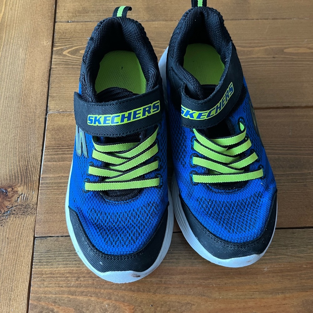 Skechers Kids Blue and Green Shoes
